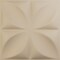 Ekena Millwork 11 7/8in. W x 11 7/8in. H Helene EnduraWall Decorative 3D Wall Panel Covers 0.98 Sq. Ft. WP12X12HEGBE - alternate 1